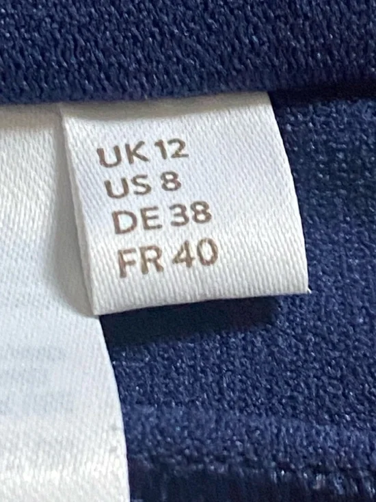 Boden Corsica Bikini Top Pink & Navy Contrast Strappy Swim Top - Picture 7 of 8